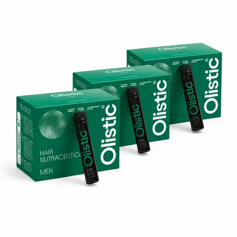 Olistic For Men Tratamiento Anticaída 28 frascos 25ml Triplo